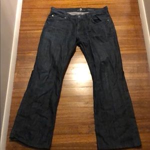7 for all mankind bootcut jeans 34x31